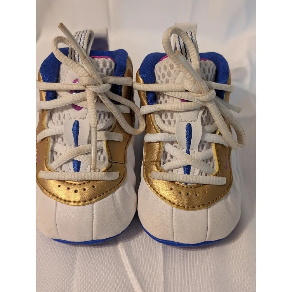 RARE Nike Lil' Posite One Peanut Butter Jelly Colors, 644790-103 Size 2C